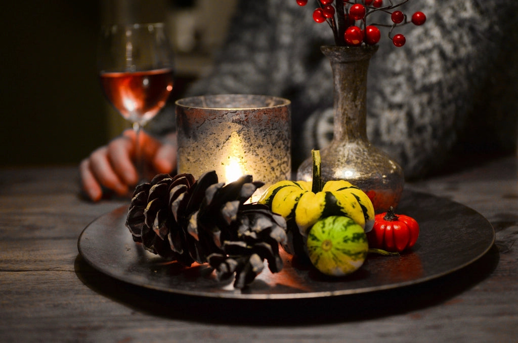Pinecone & Gourd Centerpiece